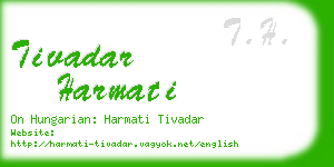 tivadar harmati business card